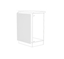 Фасад боковой для нижнего шкафа ФТ 716, цвет: Белый