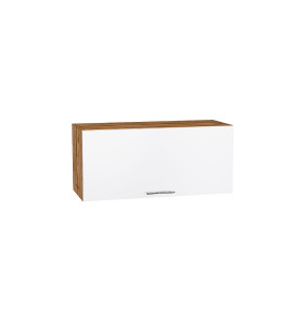 Шкаф верхний горизонтальный Валерия-М, цвет: Белый глянец