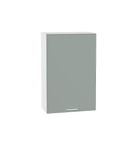 Шкаф верхний с 1-ой дверцей Квадро, цвет: Аквамарин
