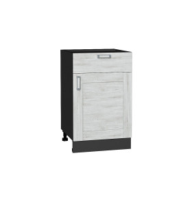 Шкаф нижний с 1-ой дверцей и ящиком Лофт, цвет: Nordic Oak