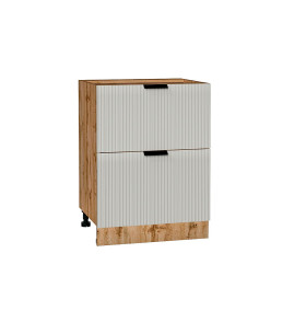 Шкаф нижний с 2-мя ящиками Евро Лайн, цвет: Агат