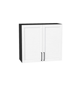 Шкаф верхний с 2-мя дверцами Сканди, цвет: White Silkwood