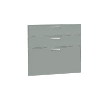 Комплект фасадов Квадро для каркаса Ф-53 Н803, цвет: Аквамарин