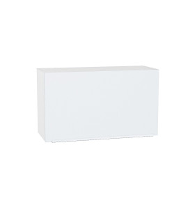 Шкаф верхний горизонтальный Фьюжн, цвет: Silky White