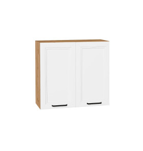 Шкаф верхний с 2-мя дверцами Нео, цвет: White Silk
