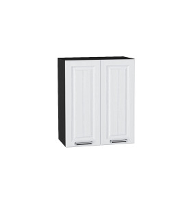 Шкаф верхний с 2-мя дверцами Прага, цвет: Белое дерево