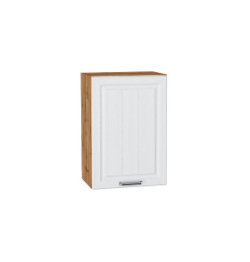 Шкаф верхний с 1-ой дверцей Прага, цвет: Белое дерево