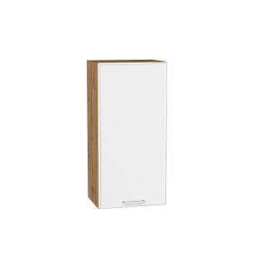 Шкаф верхний с 1-ой дверцей Квадро, цвет: Белый