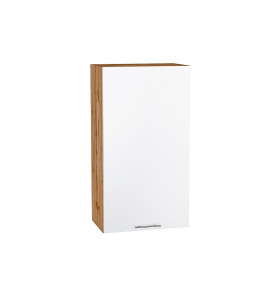 Шкаф верхний с 1-ой дверцей Валерия-М, цвет: Белый глянец