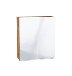 Шкаф верхний с 2-мя дверцами Фьюжн, цвет: Angel