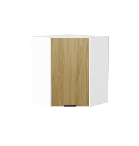 Шкаф верхний угловой Евро, цвет: Дуб песочный