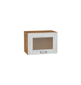 Шкаф верхний горизонтальный остекленный Лофт, цвет: Nordic Oak