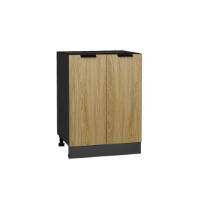 Шкаф нижний с 2-мя дверцами Евро, цвет: Дуб песочный