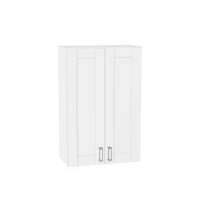 Шкаф верхний с 2-мя дверцами Лофт, цвет: White Silk