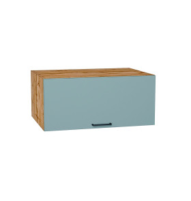 Шкаф верхний горизонтальный глубокий Флэт, цвет: Grey-green In 2S