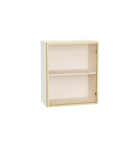 Шкаф верхний с 1-ой остекленной дверцей, цвет: Золотой