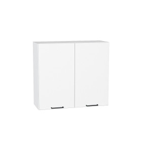 Шкаф верхний с 2-мя дверцами Флэт, цвет: White In 2S