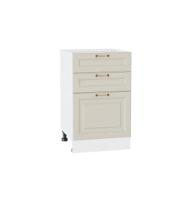 Шкаф нижний с 3-мя ящиками Ницца, цвет: Агат