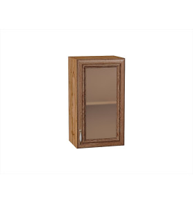 Шкаф верхний с 1-ой остекленной дверцей Шале, цвет: Brown Dreamline