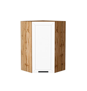 Шкаф верхний угловой Глетчер, цвет: Айленд Силк