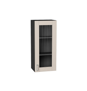 Шкаф верхний с 1-ой остекленной дверцей Лофт, цвет: Cream Silk