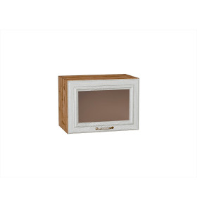 Шкаф верхний горизонтальный остекленный Шале, цвет: White Dreamline