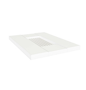 Образец фасада Лофт ФО СТ-Magic Moru V, цвет: White Silk