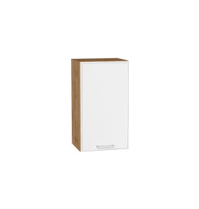 Шкаф верхний с 1-ой дверцей Квадро, цвет: Белый