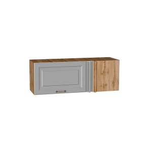 Шкаф верхний прямой угловой горизонтальный Ницца, цвет: Графит