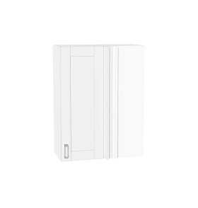 Шкаф верхний прямой угловой Лофт, цвет: White Silk