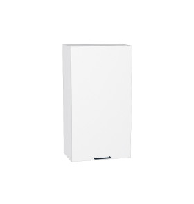 Шкаф верхний с 1-ой дверцей Флэт, цвет: White In 2S
