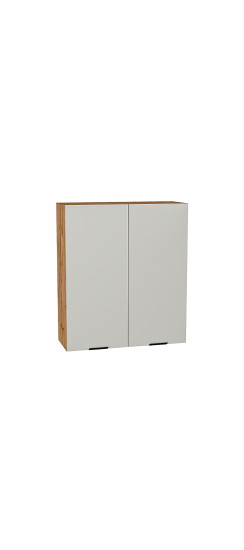 Шкаф верхний с 2-мя дверцами Евро, цвет: Агат | Пленка ПВХ., Агат