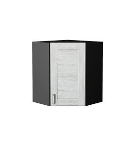 Шкаф верхний угловой Лофт, цвет: Nordic Oak