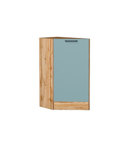 Шкаф нижний торцевой Флэт, цвет: Grey-green In 2S