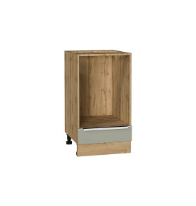 Шкаф нижний под духовку Фьюжн, цвет: Silky Grey