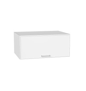 Шкаф верхний горизонтальный глубокий Квадро, цвет: Белый