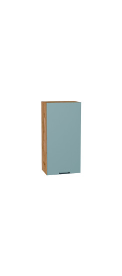Шкаф верхний с 1-ой дверцей Флэт, цвет: Grey-green In 2S | ЛДСП, Grey-green In 2S