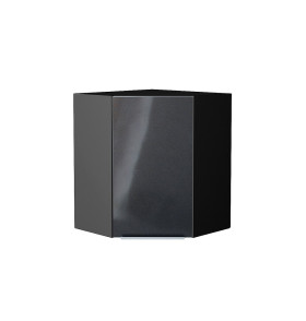 Шкаф верхний угловой Фьюжн, цвет: Anthracite