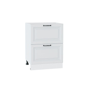 Шкаф нижний с 2-мя ящиками Ницца, цвет: Blanco