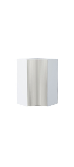 Шкаф верхний угловой Евро Лайн, цвет: Агат | Пленка ПВХ., Агат