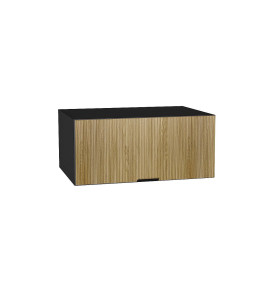 Шкаф верхний горизонтальный глубокий Евро Лайн, цвет: Дуб песочный