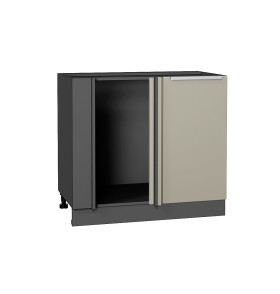 Шкаф нижний угловой Фьюжн, цвет: Silky Grey