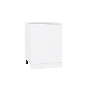 Шкаф нижний с 1-ой дверцей Фьюжн, цвет: Silky White