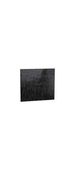 Комплект фасадов Валерия-М для каркаса Ф-53 Н803 | Черный металлик дождь, МДФ