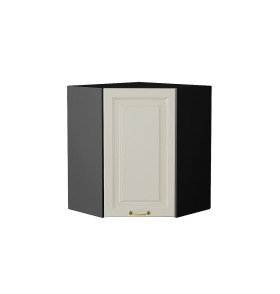 Шкаф верхний угловой Ницца, цвет: Агат