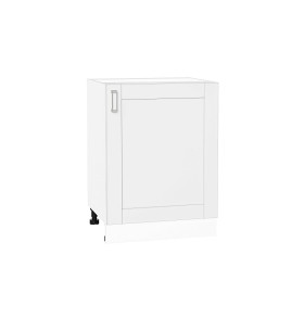 Шкаф нижний с 1-ой дверцей Лофт, цвет: White Silk