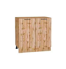 Шкаф нижний с 2-мя дверцами Флэт, цвет: Wotan Oak 2S