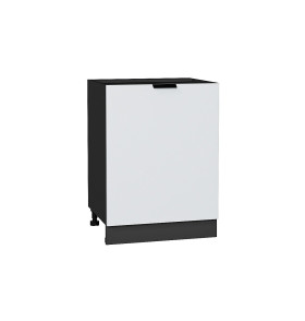 Шкаф нижний с 1-ой дверцей Евро, цвет: Белый