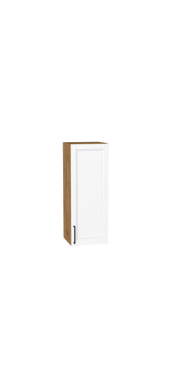 Шкаф верхний с 1-ой дверцей Сканди, цвет: White Silkwood | ПЭТ, White Silkwood