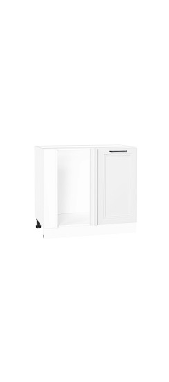 Шкаф нижний угловой Нео, цвет: White Silk | ПЭТ, White Silk